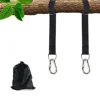 150x5cm Tree Swing Hanging Straps Kit Holds 2000lb With 2 Heavy Duty Carabiner Perfect for Swings Hammock Easy Fast Installation 1