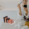 Transparent Acrylic Cosmetics Storage Box Makeup Holder Jewelry Make Up Organizer For Home Plastic Desktop Storage Boxes 5
