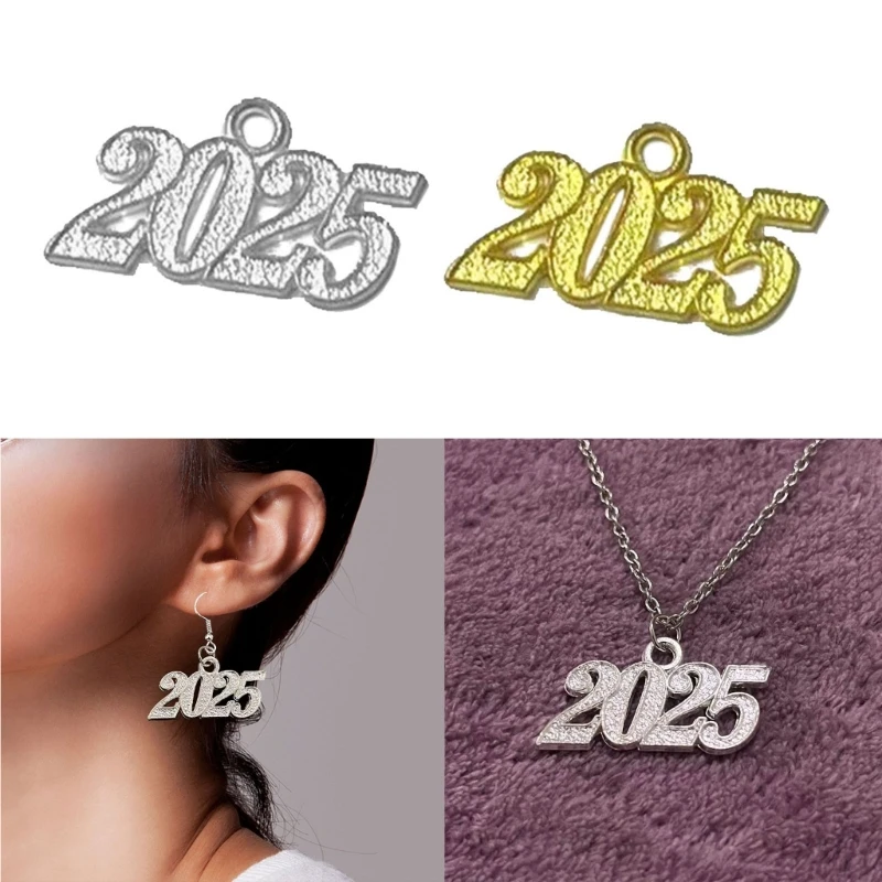

Подвески из золотого/серебряного сплава с уникальным узором 2025 года для модных людей