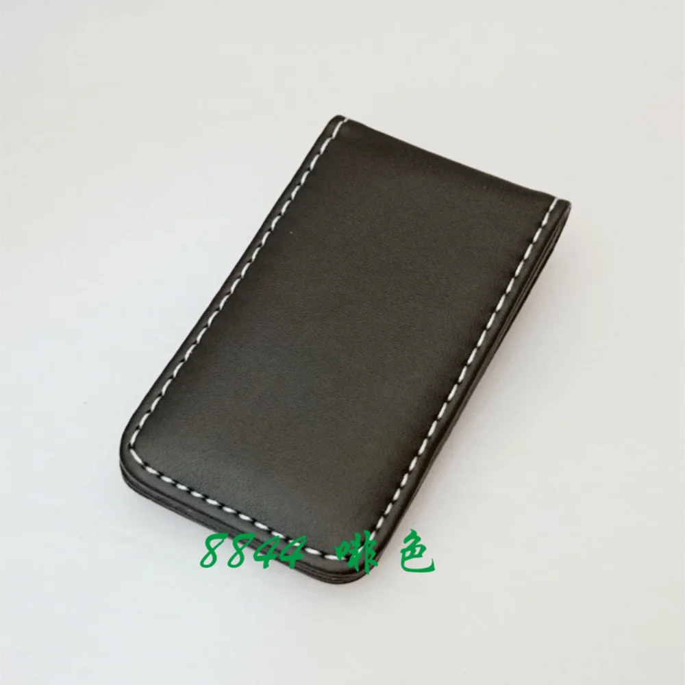 Compact Magnetic Leather Money Clip