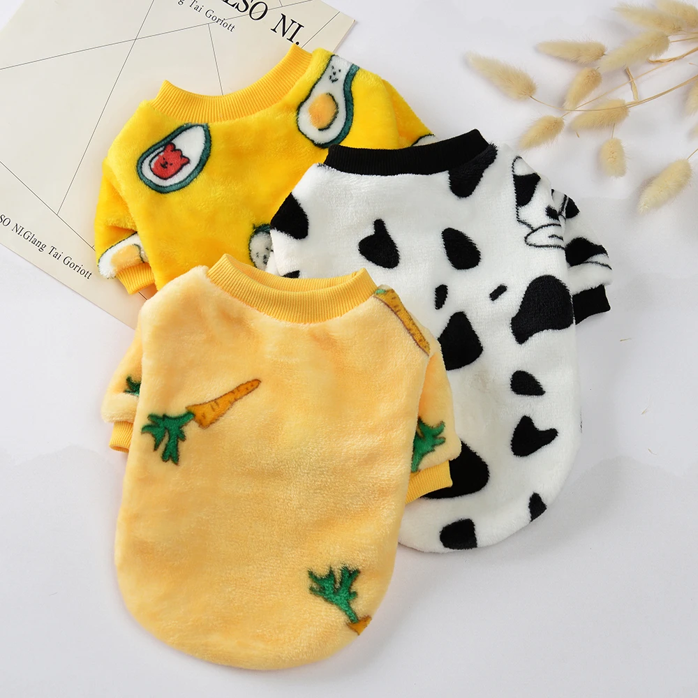 FleecePetDogClothesforDogsClothingWarmDogVestShirtPuppyCat