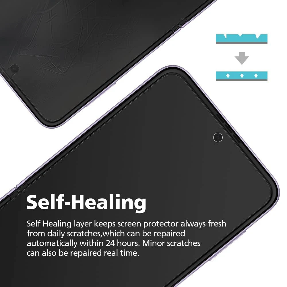 Glossy Hydrogel Screen Protector - Front Cover TPU Protective Film