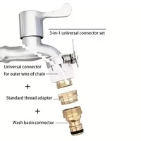 สายยางรดน้ำแบบยืดหยุ่นได้ 25-100 ฟุต สายยางรดน้ำแรงดันสูง สำหรับล้างรถ ข้อต่ออเนกประสงค์ 5