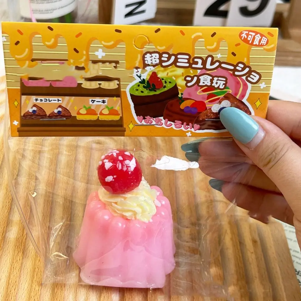 Squishy Cake Stress Relief Toy - Soft & Shapeable Fidget for Kids, Cute Party Decor