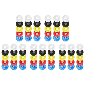 일회용 마이크 커버, 핸드헬드 마이크 앞유리, KTV 녹음 스튜디오 노래방 (혼합 색상), 1000 개