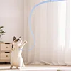 Cat Interactive Toy Simulated Mouse Tail Cat Teaser Toy Funny Silicone Mouse Long Tail Stick Cat Toy Indoor Kitten Teaser Stick 5
