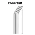 4Pcs Silver Bent
