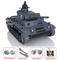 HENG LONG 1/16 7.0 Upgraded Metal Tracks German RC Panzer III L RTR Radio Control Tank 3848 Remote Control Car TH17342-SMT4 1