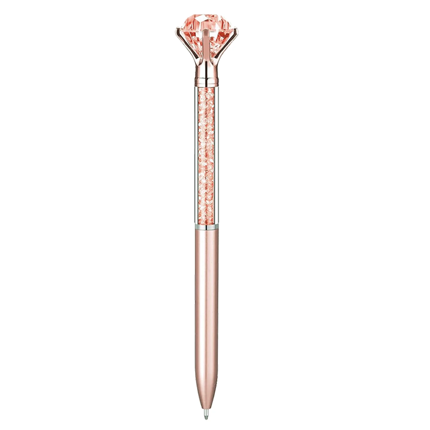 6er-Set Kristall-Kugelschreiber Mit Glitzer – Elegante Metall-Stifte Für Tagebuch, Büro & Als Geschenk