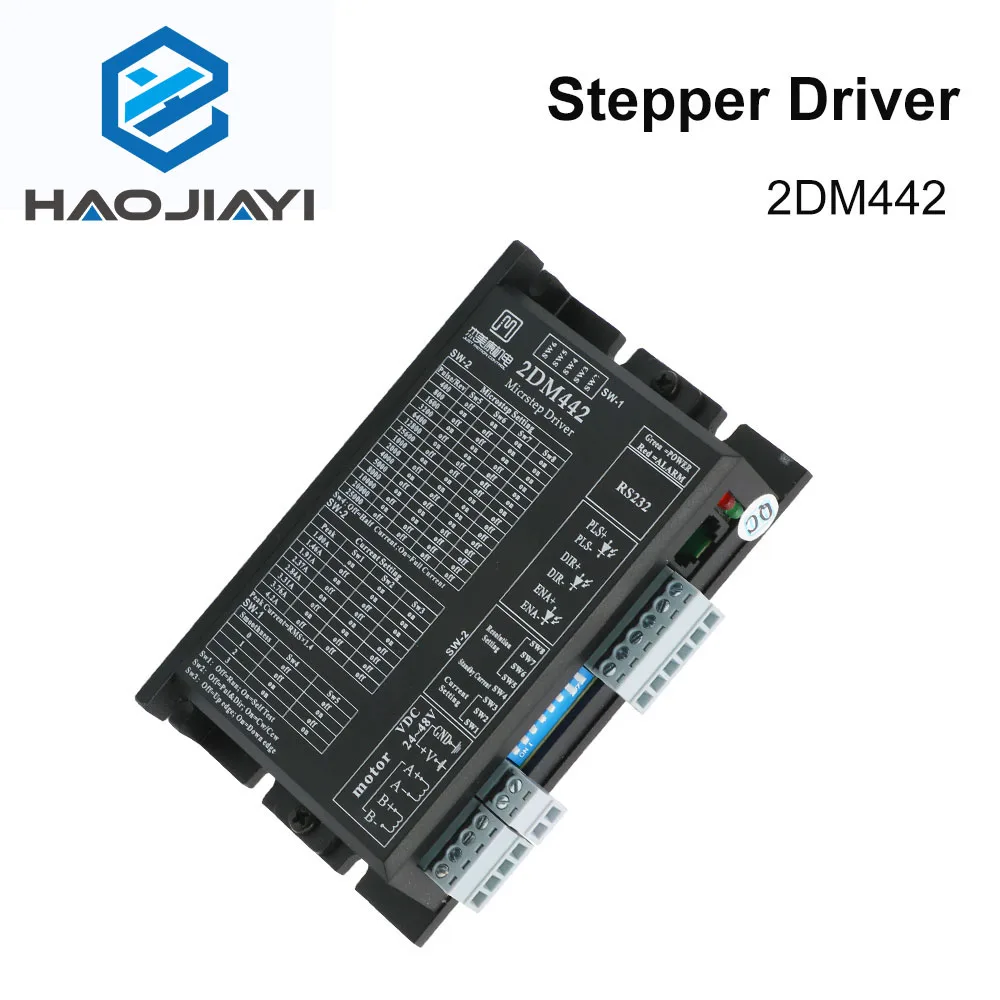 

Драйвер шагового двигателя HAOJIAYI 2DM442 NEMA23 NEMA17 2 фазы 1,0-а JMC