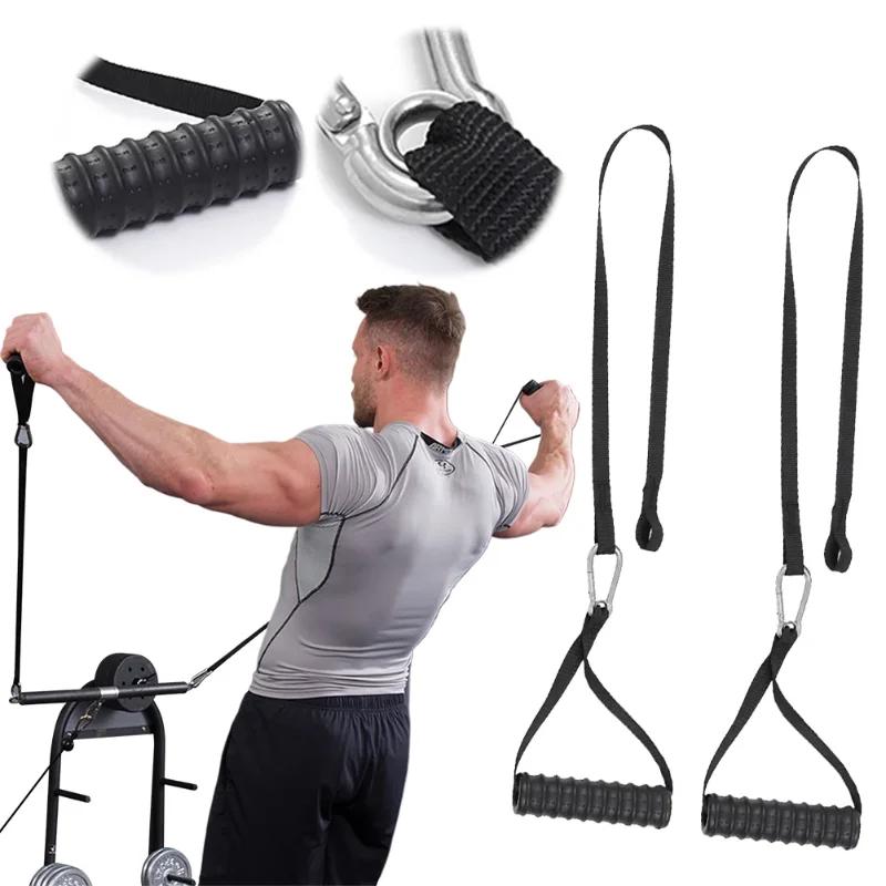 Tricep Biceps Back Blaster Rope Lat Pull Down Attachment Training Gym Weight Chest Muscle Workout Extension Straps Premium Nylon gym workout rope