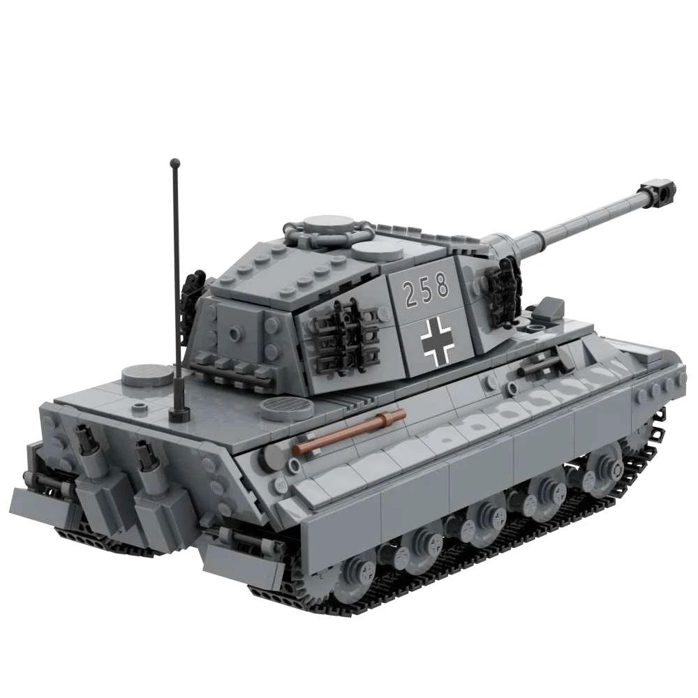 KING TIGER 1:24 Ｐanzerkfwagen_VITiger II Late 1970s Bandai 1/24 Panzerkampfwagen VI Tiger II King