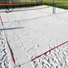 A28F-6Pcs Beach Volleyball Lines Equipment Portable Red Lines Marking Court Marker For Sand Training Beach Outdoor Sports