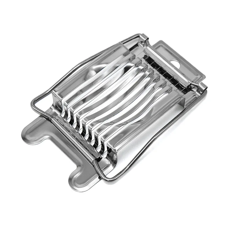 Egg Cutter Egg Separator Stainless Steel Fancy Egg Cutter Multifunctional Household Egg Slicing Divider Manual Separator Kitchen Utensils Gadgets