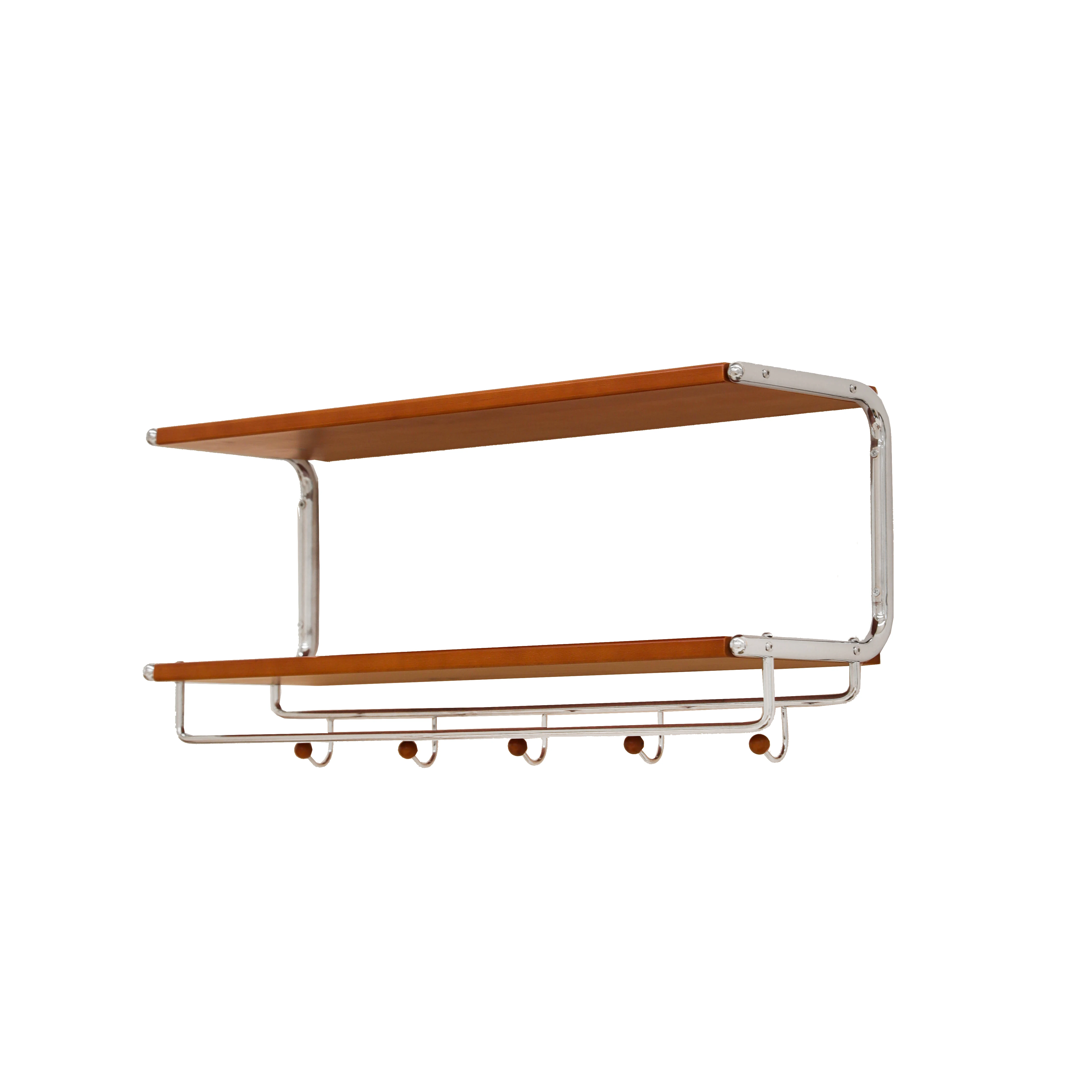 Minimalist Wall Shelf Hanging Storage Rack for Entryway Living Room Bedroom Vintage Solid Wood Bookshelf