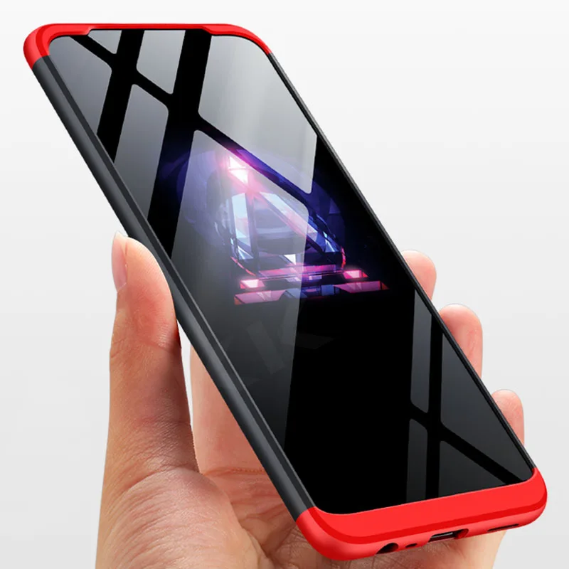 Shockproof Armor Matte Case For OPPO A5 2020 A11X Case Ultra-thin 3 in 1 Plastic