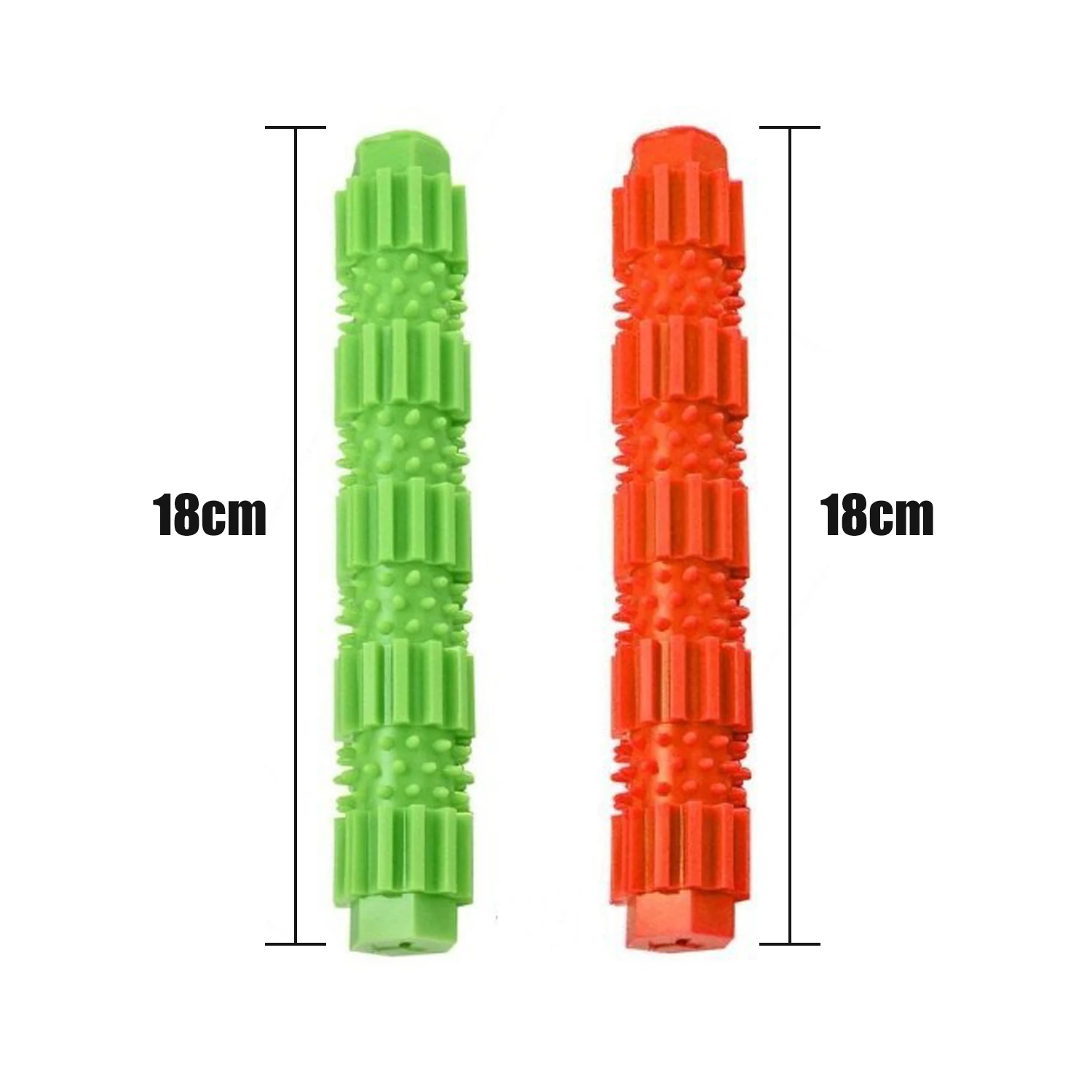 Pet Dog Chew Toy for Aggressive Chewers Treat Dispensing Rubber Teeth Cleaning Toy Squeaking Rubber Dog Toy Toys for Dogs 1Pc 2