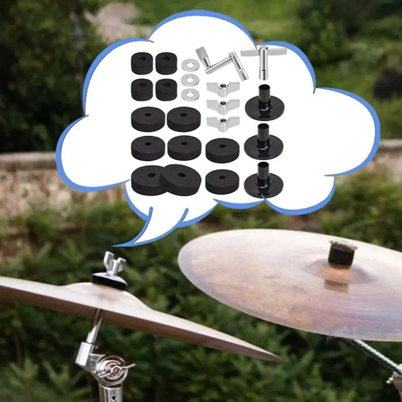 MAG Drum Parts Accessories, Felt Cymbal Drum Felt Pad Set, Percussion