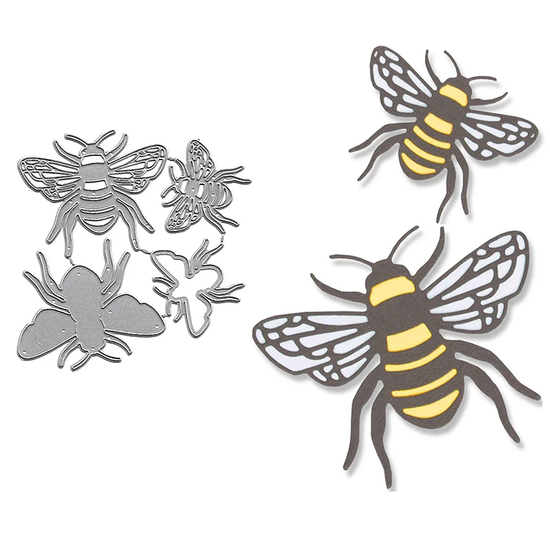 

Metal Cutting Die For Holiday DIY Clipboard Photo Album 3D Greeting Card Making Creative Two Bee Template 2022 NEW