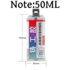 25/50ml Metal Repair Paste 2 in1 Industrial AB Caster Glue Heat Resistant Sealant Cold Weld Strong Defect Repair Agent Glue 6