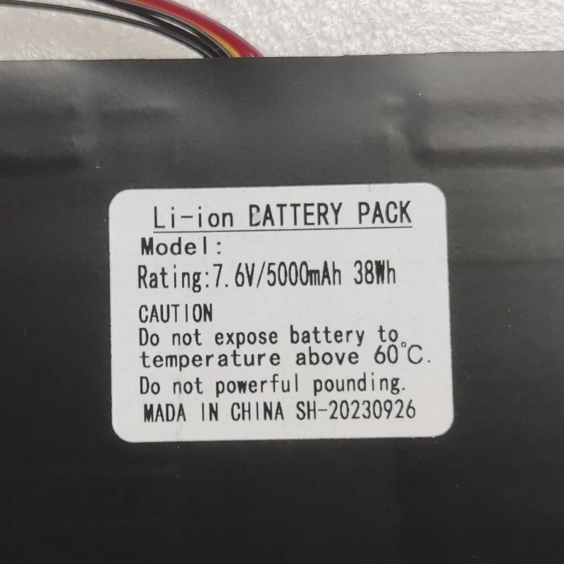 Bateria de Substituição do Portátil 7.6v 38wh 5000mah Apto para Ipason Maxbook P1x P1x8gbj41 p2 Pro Netbook Tablet pc Novo Qt15s X15 - Imagem 3
