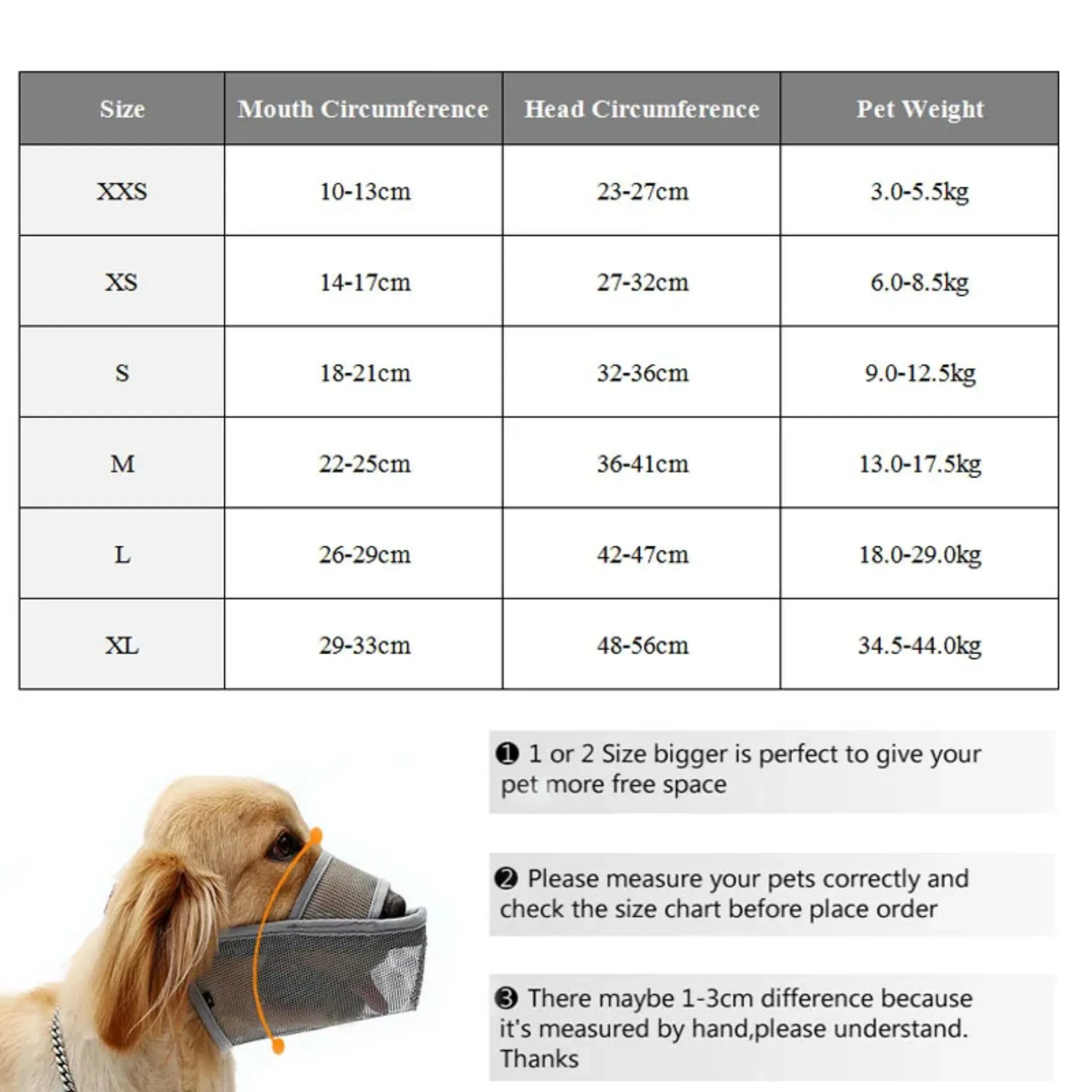 XXS-XL Dog Muzzle Anti Bark Dog Mouth Mask Adjustable Pet Muzzle For Small Large Breathable Mesh Pet Mouth Supplies dog muzzle