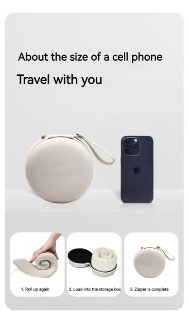 Naturehike Reisekissen Memory-Schaum - Kühlendes Nackenkissen Mit Tragetasche