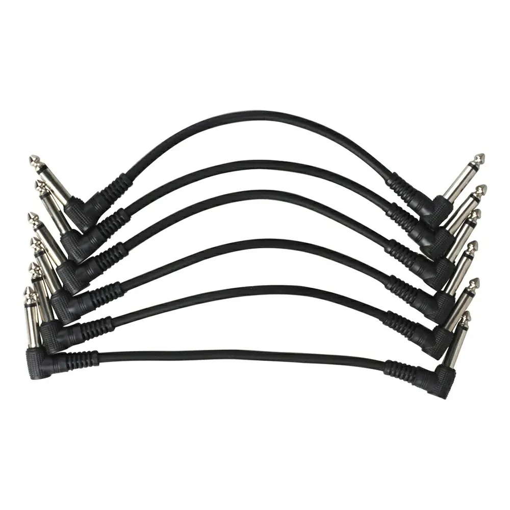 Guitar/Bass Effect Pedal Patch Cable 1/6pcs-TS 1/4