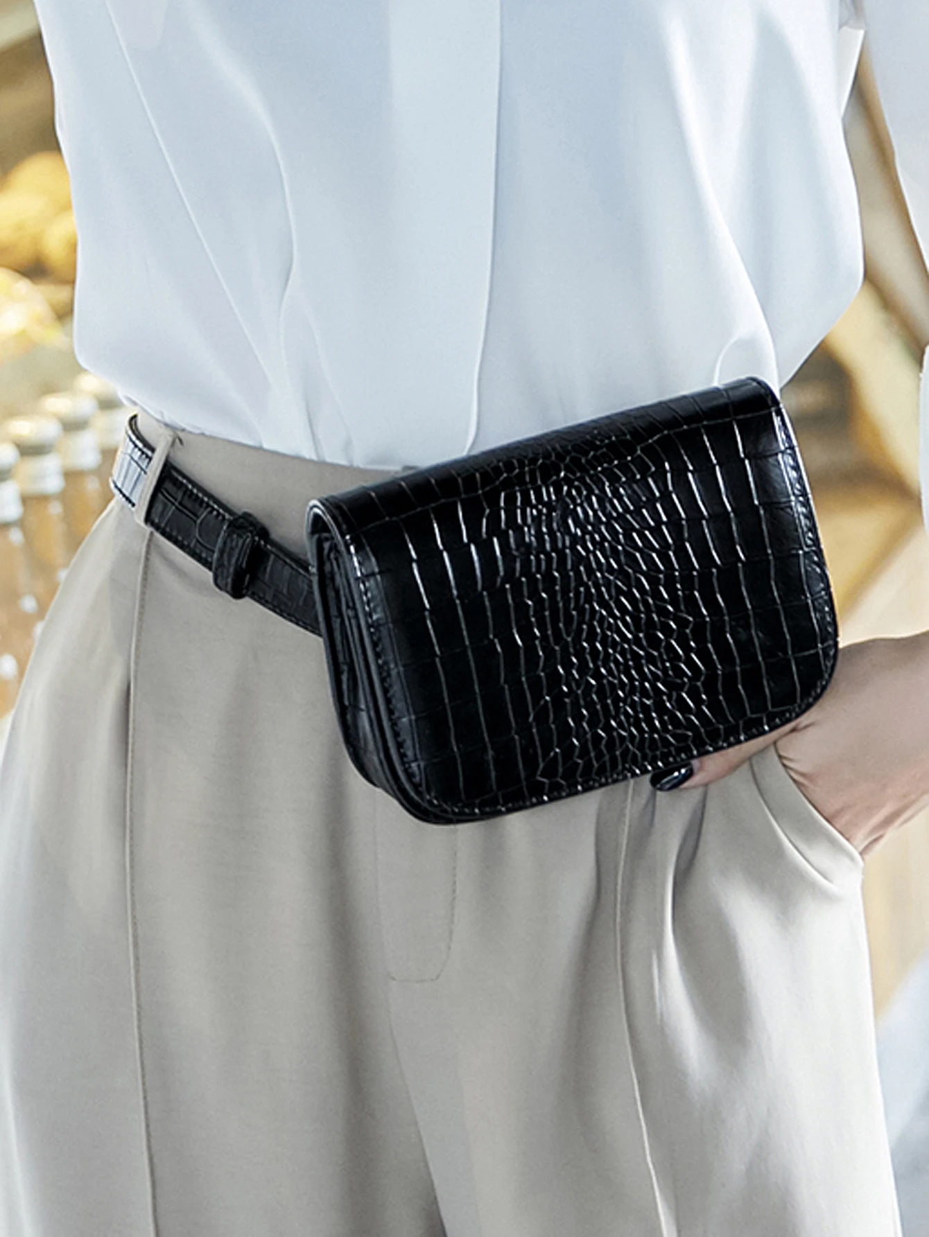 Bolso-de-cintura-de-moda-para-mujer-Bolso-peque-o-de-cuero-PU-con-patr ...