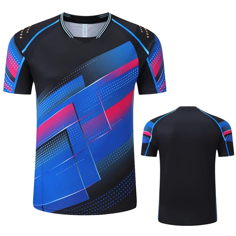 T-shirts De Sport Homme 2023 - Blanc - Idéal Badminton, Tennis De Table - Manches Courtes - NEUF