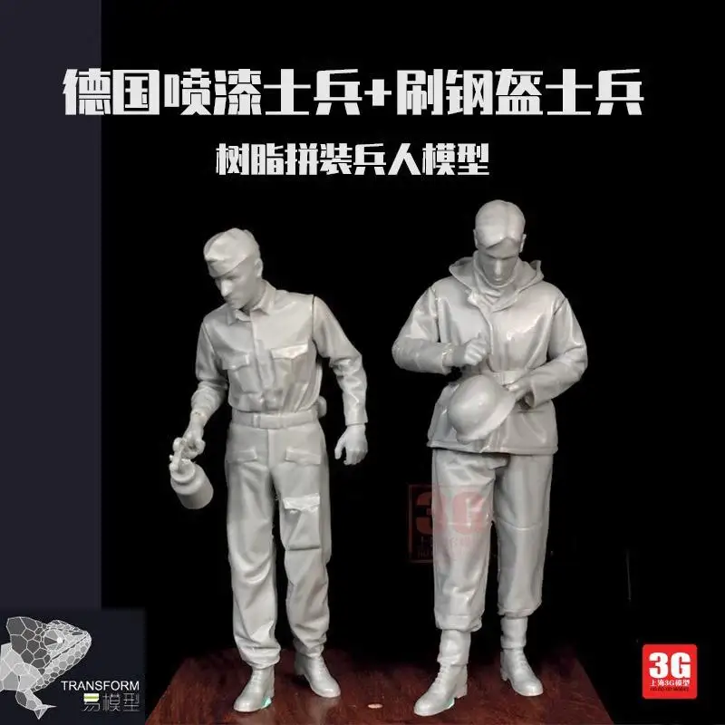 

3R MODEL TF3501 1/35 German Painted Soldier&Helmeted Soldier