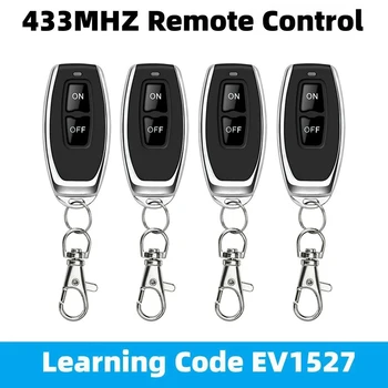 433MHz Learning Remote Control RF Remote Contro Learning Code EV1527 Smart Home Transmitter For Car Gate Garage Door Alarm Key 1
