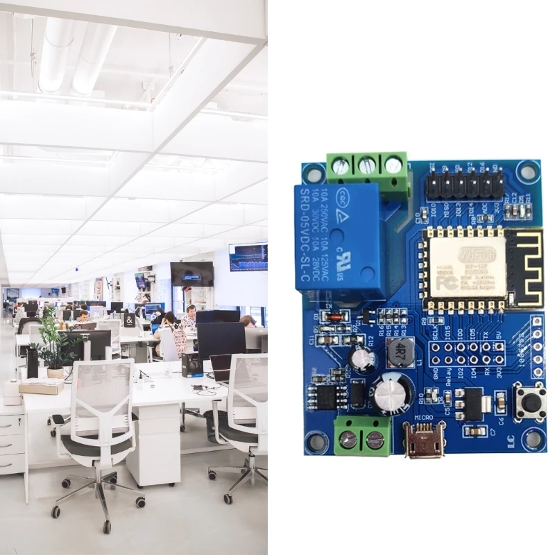 DC5-80V ���� ���� ��ġ, ESP8266WIFI ���� ȸ�� ������ ���, ESP-12F ���� ����, ���α׷��� ���� LED ������ ǥ�ñ�