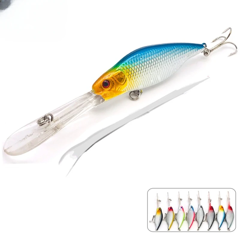 Esca Finta Artificiale Per La Pesca Hard Bait Pike Tackle Tackle Trolling Surface Pike Traina Rock All