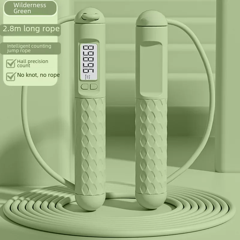 Professionelles schweres, gewichtetes Springseil zur Fettverbrennung für Damen, Fitness, Gewichtsverlust, kein Seil erforderlich, Übung für Erwachsene