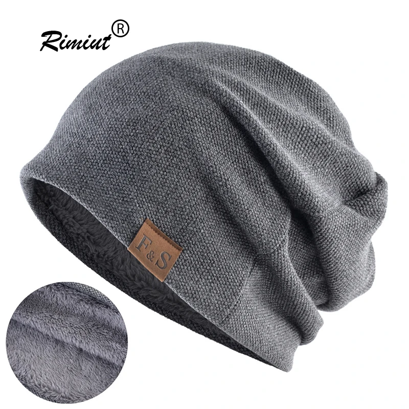 Knitted Hat 1pcs Warm Knitted Beanie Hat For Men And Women Fashionable Solid Hip-hop Style