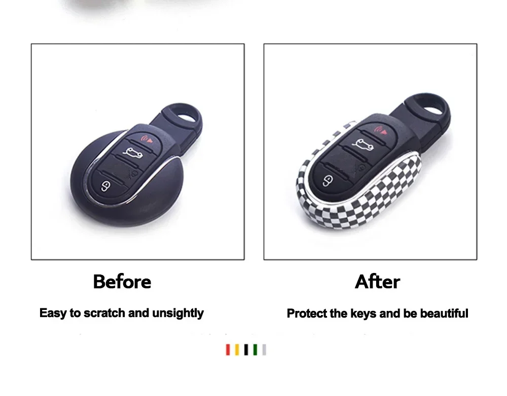 Hochwertige Schlüsselhülle aus Legierungsmaterial für Mini Cooper Zubehör Schlüsselabdeckung Schlüsselgehäuse für Mini Cooper F55 F56 F57 F54 F60 – Detail 5