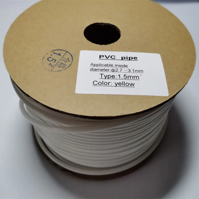 Pvc Tubo Branco Pvc Manga para Marcador de Cabo id Impressora Virola Máquina de Impressão Eletrônico Lettering Máquina Peças
