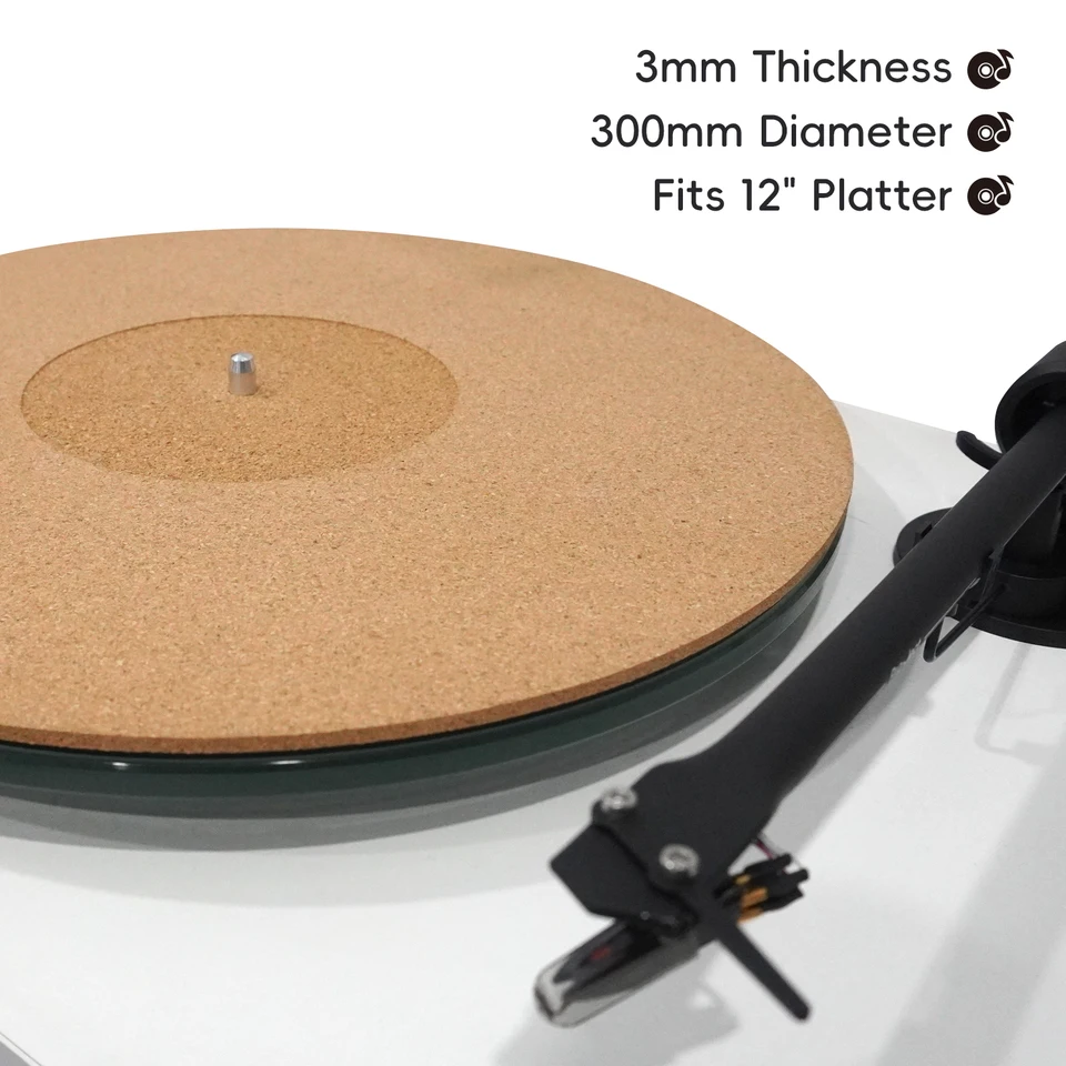 Liège Tourne-Disque Mat, 4mm Liège Tourne-Disque Mat Liège