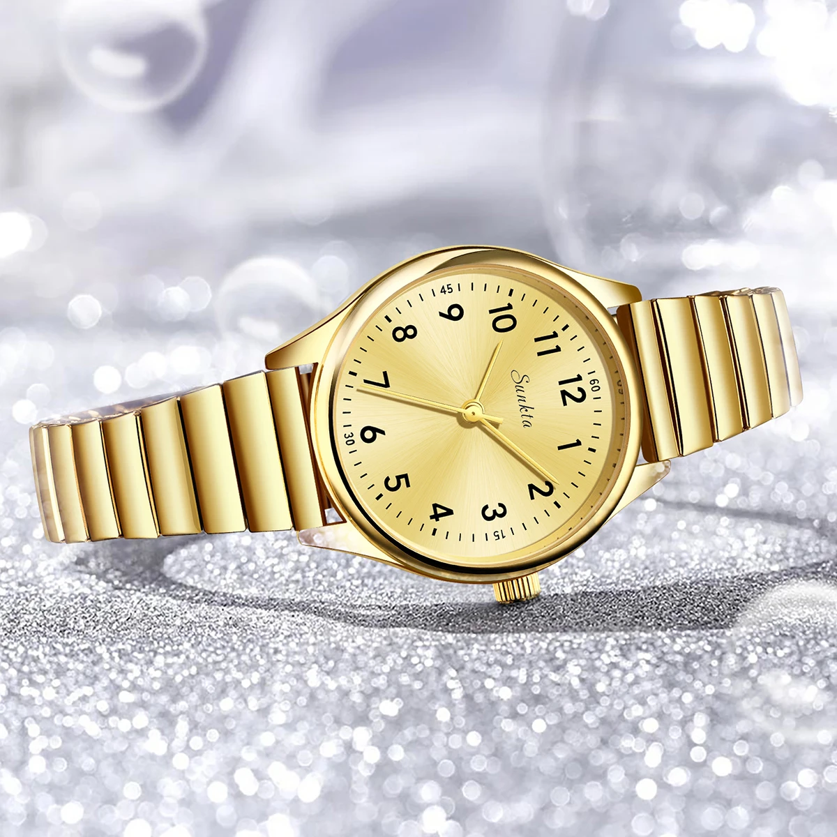 ساعة كوارتز فاخرة من LIGE للنساء، ساعات نسائية أني...