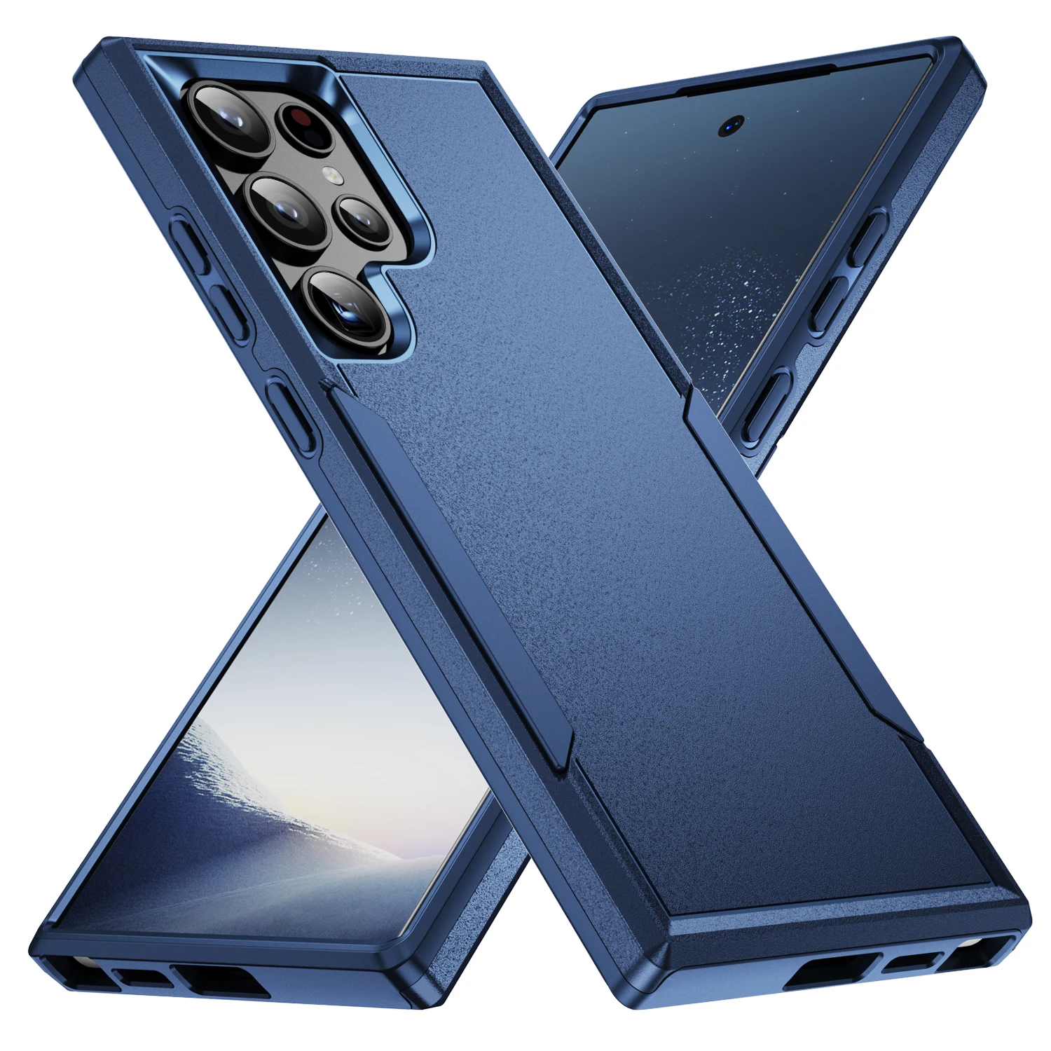 Enhanced Military-Grade Shockproof Dual-Layer Protective Case