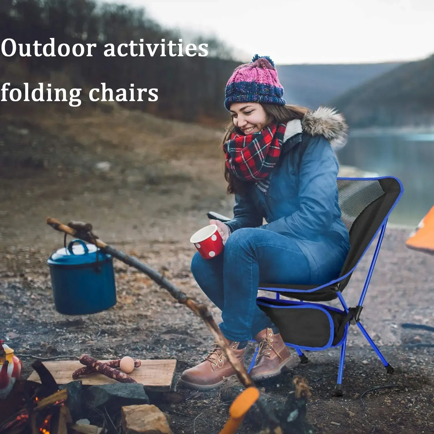 Folding Chair Ultralight Detachable Portable Chair Outdoor Camping Fishing Travel Hiking Picnic Seat Tools Lazy Back Chairs