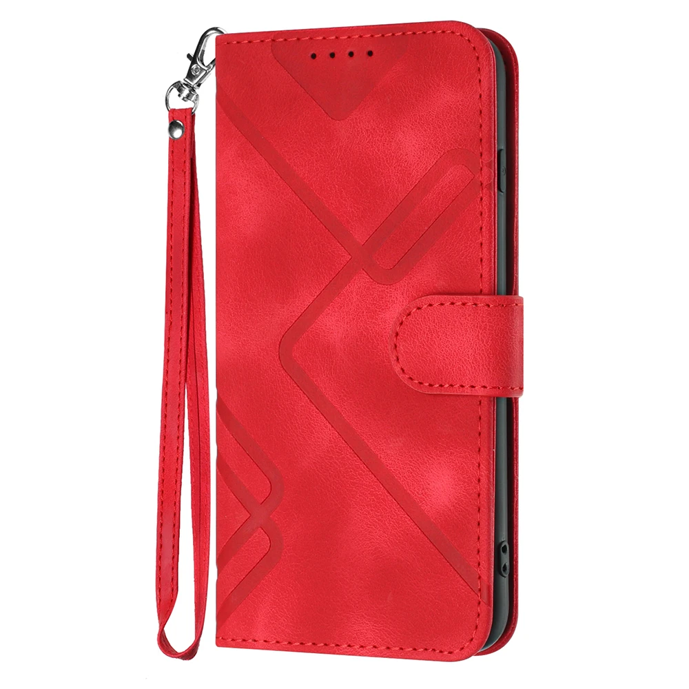 Luxury Leather Phone Case with Card Slot & Flip Wallet Design