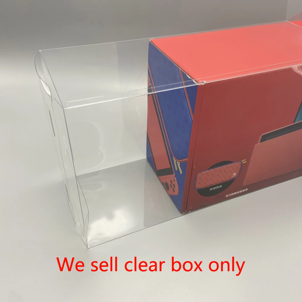 

10PCS Clear Transparent Storage Box for Switch for NS Mari Red Limited Edition Collection Display Box