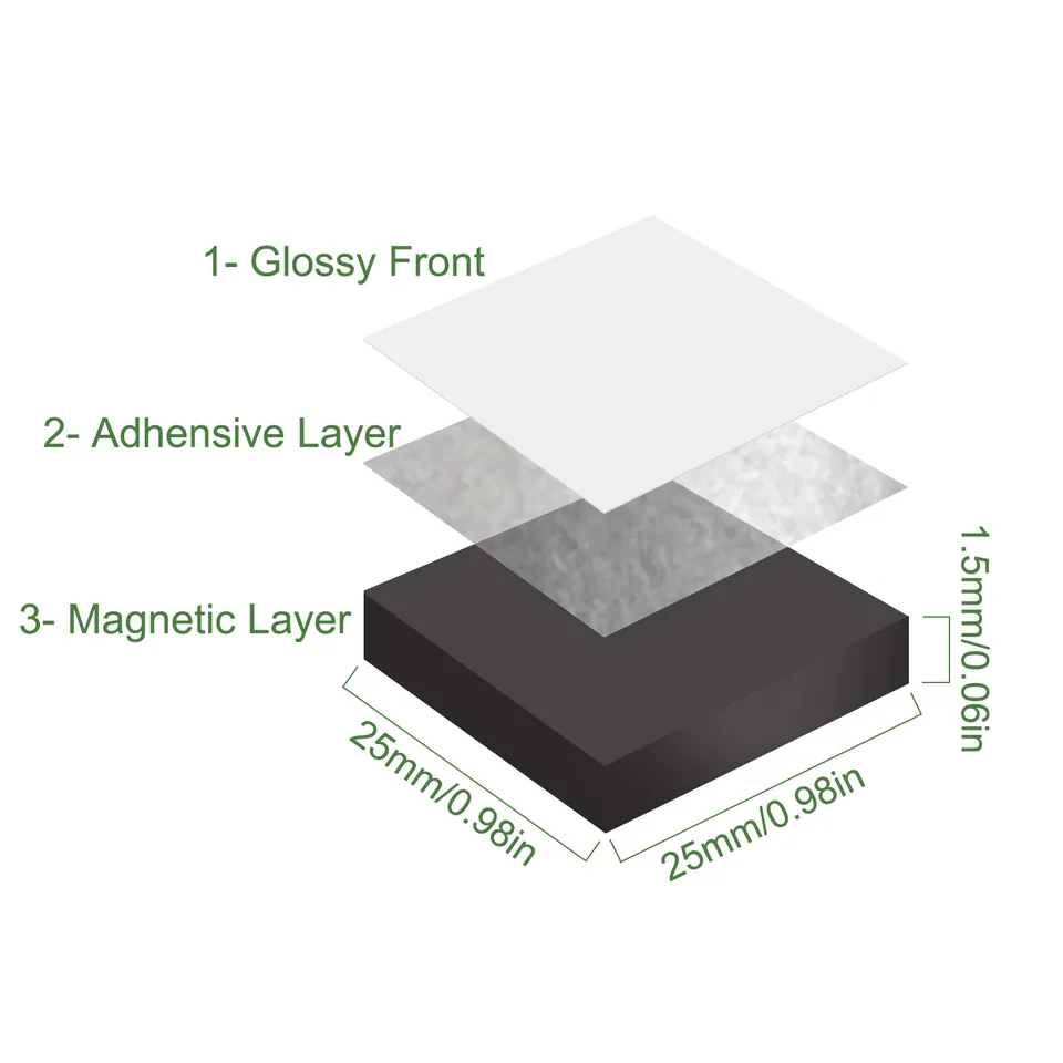 Evemodel 100 Pezzi Basi Modello Magnetico In Miniatura Base Rotonda Da 25 Mm Autoadesiva CMB0125 - Foto 13