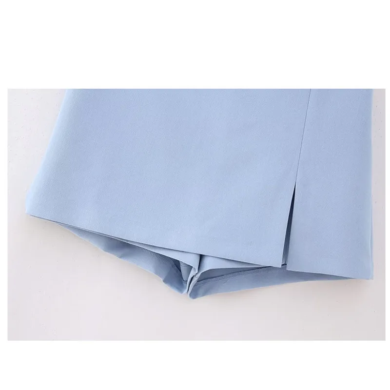 Fashion Female Chic Hem Slit Slim Skirt Women's High Waist Office Casual Mini Pants Elegant Solid Color oodji Rushed Hot On Sale