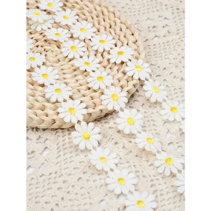 lace sewing supplies Daisy Lace Knitting Wedding Embroidery DIY Hand-stitched Ribbon Sewing Supplies Crafts