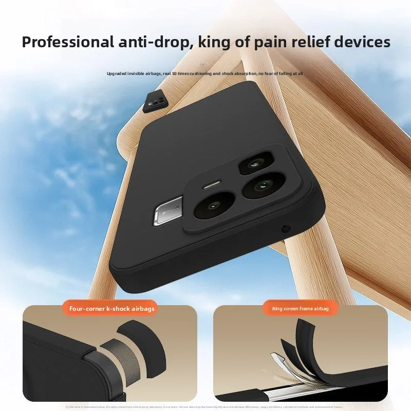 Fashionable Skin-friendly Liquid Silicone Shockproof Bumper Case