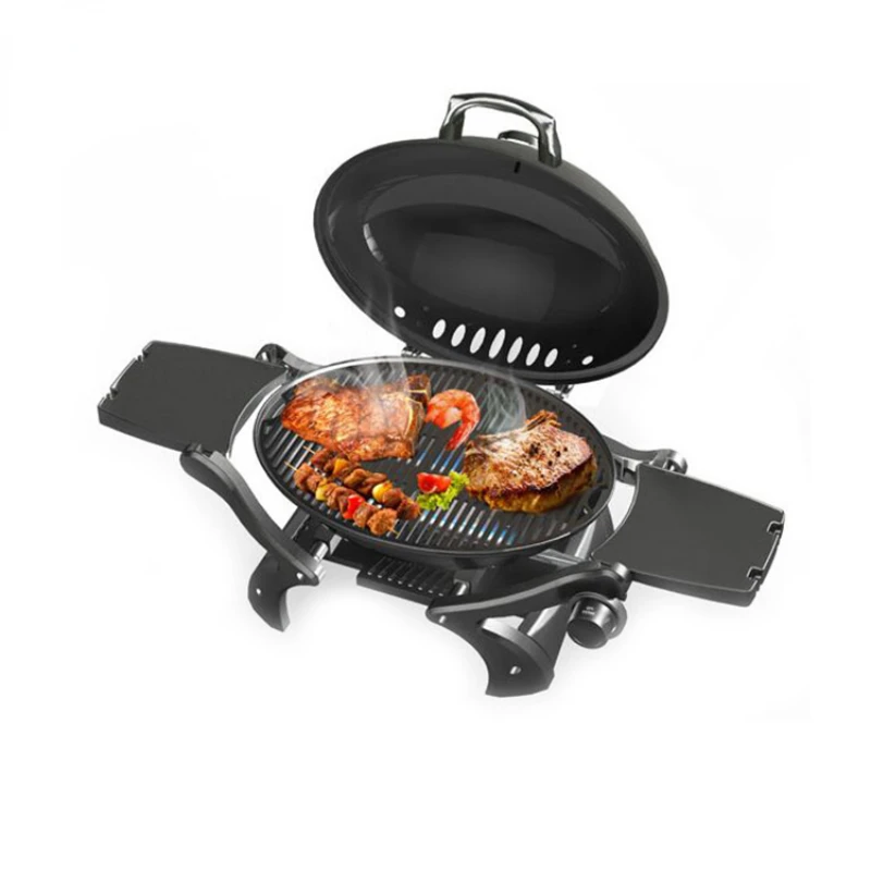 

High Quality Professional Steel Tabletop Portable BBQ Gas Grill for Counter Top Propane Barbecue