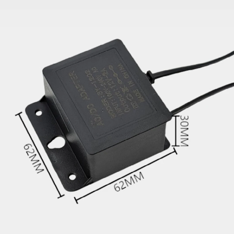 1Pcs EU/US Plug DC12V 2A Waterproof Power Adapter- AC100V-240V CCTV Security Camera Charger For AHD NVR DVR Surveillance Devices